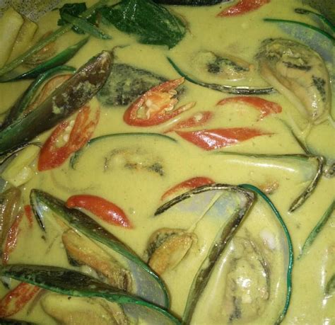 Resepi gulai lemak sotong bersama timun. Resepi Kupang Masak Lemak Cili Api