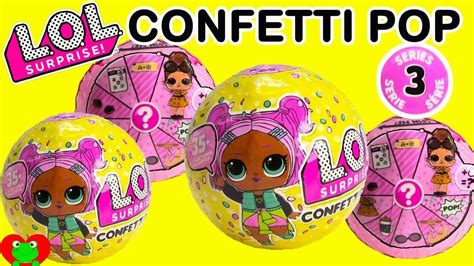 Lol Surprise Dolls Confetti Pop Series 3 Lol Dolls Cool Toys