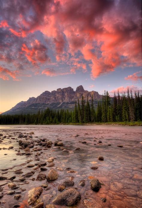 Castle Mountain Alberta Canada By Michael James Imagery Mountain