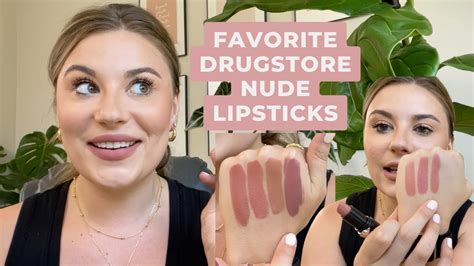 favorite nude lipsticks from the drugstore youtube