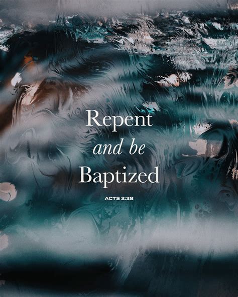 Repent And Be Baptized Acts 238 Sunday Social