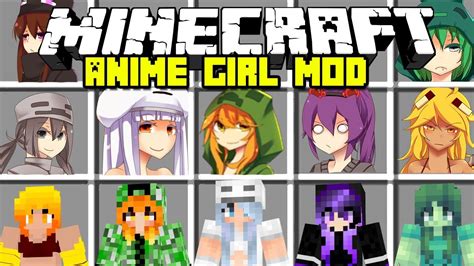 Minecraft Monster Girls Mod Girl Creeper Girl Zombie Girl Skeleton And More Modded Mini