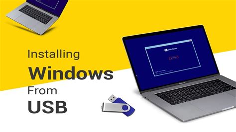 How To Install Windows 10 From Usb Youtube