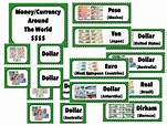 Money / Currency Around The World by Sarah Sheppard | TpT