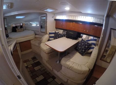The Interior Of This 340 Sundancer Is The Typical Express Cruiser