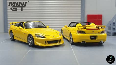 Honda S2000 Type S And Cr Yellow Pearl By Mini Gt Unboxing And Review