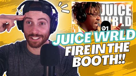 He Doesnt Miss L Juice Wrld Fire In The Booth Freestyle Reaction