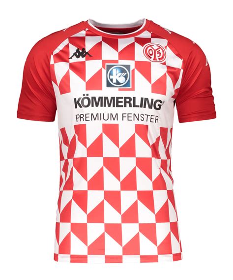 Kappa 1 Fsv Mainz 05 Shirt Home 20212022 Kids Rot