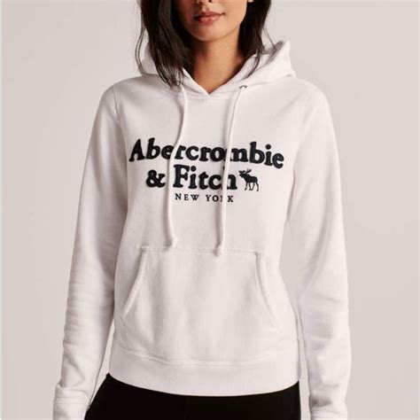 abercrombie and fitch tops abercrombie fitch logo hoodie poshmark