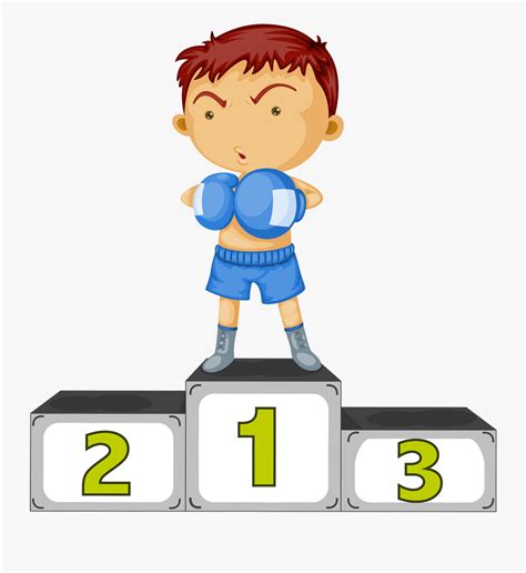 Images Style0 Boxing Champion Cartoon Free Transparent Clipart