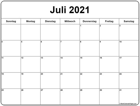 Take Kalender Juli 2021 Best Calendar Example