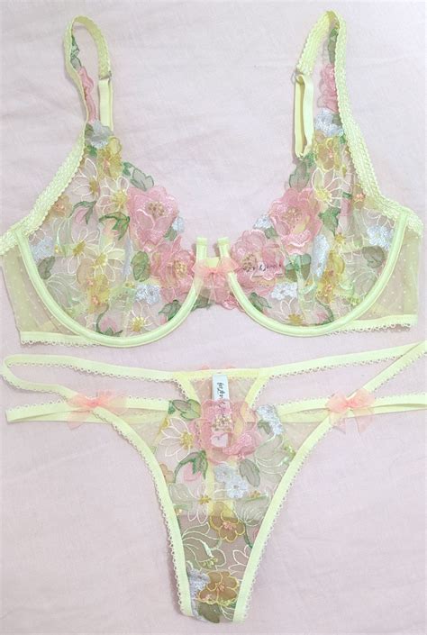 Lingerie Review For Love And Lemons For Victorias Secret Luella Bra Set