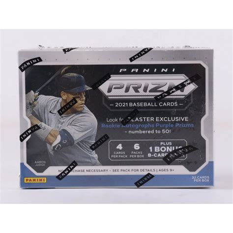 2021 Panini Prizm Baseball Blaster Box With 7 Packs Pristine Auction