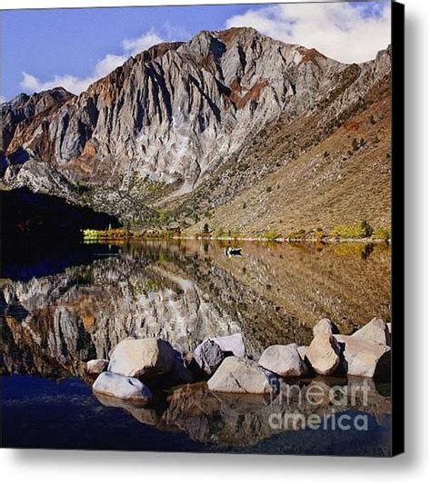 Laural Mountain Convict Lake California Canvas Print Canvas Art By