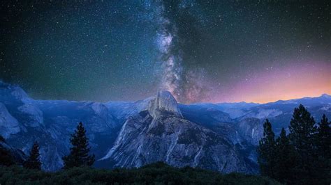Milky Way Over Yosemite Backiee