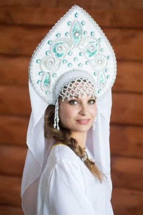 headdress kokoshnik nadia russian traditional etsy in 2021 headdress folk costume festival