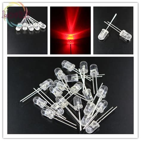 High Quality 1000pcs 5mm Round Top Red Led 5mm Ultra Bright Light