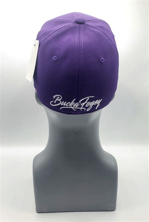 Purple Poetry Fitted Hat Bucka Fogey Sports