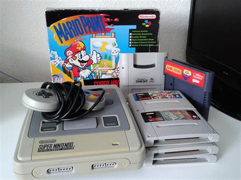 My SNES and games. With Super Gameboy and Game Genie. : snes