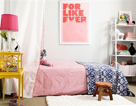 Diy Girls Bed Canopy Contemporary Girls Room