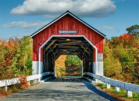 New Hampshire Covered Bridge By Fred Leblanc Of South Hadley Is Day 5
