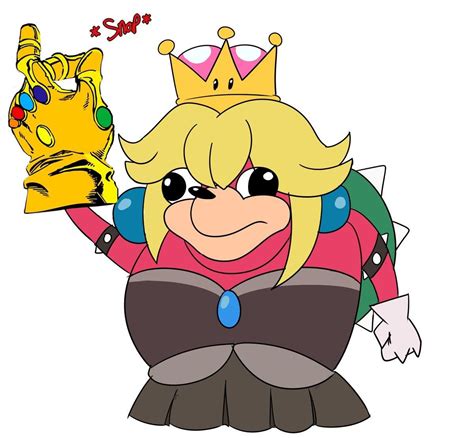 Your Queen Is Dead By Erozer0 Peachette Super Crown Memes Funny