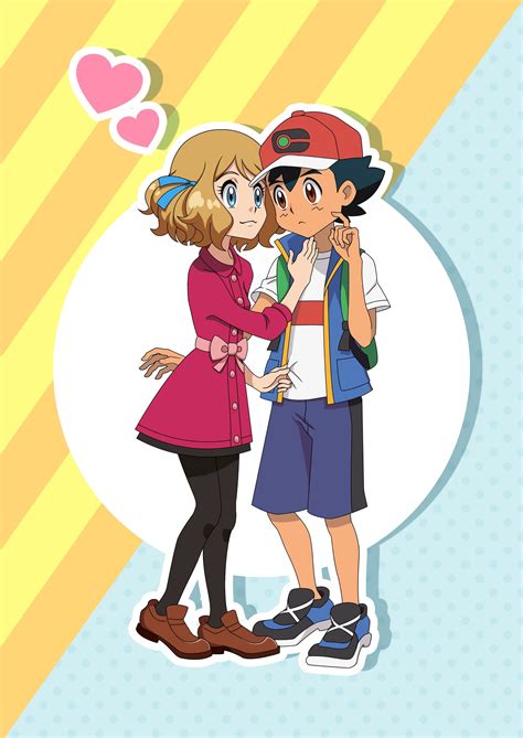 Ash And Serena In Their Galar Design Ramourshipping