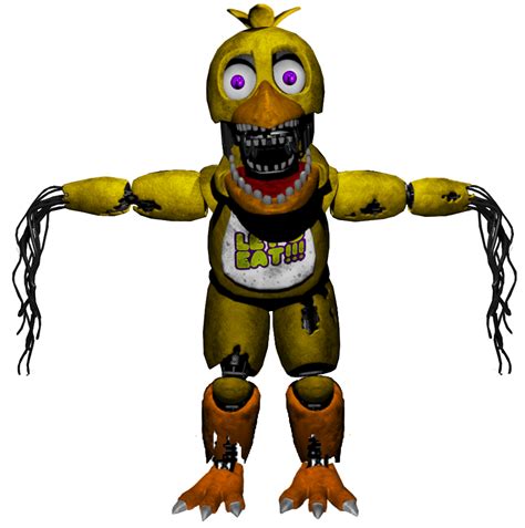 Withered Chica Full Body By Frixosisawesome2002 On Deviantart