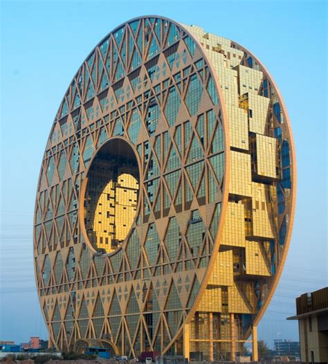 A Very Large Building That Looks Like It Is In The Shape Of A Giant Egg