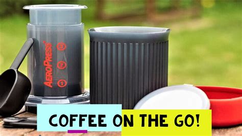 aeropress go travel coffee maker review perfect for camping youtube
