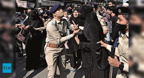 rally over hijab cancelled leaders detained in surat surat news times of india