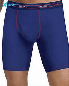 Size Chart For Hanes Mwbla3 Mens X Temp Performance Cool Long Leg Boxer