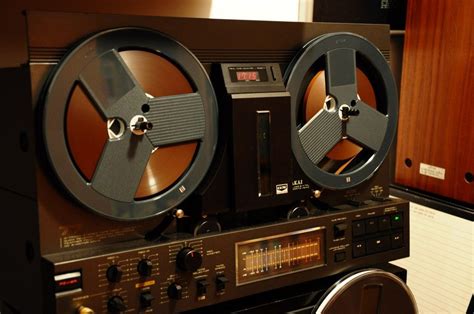 Akai Gx 77 Black Hifi Audio Stereo Audio Tape 80s Nostalgia Tape Recorder Technology Art