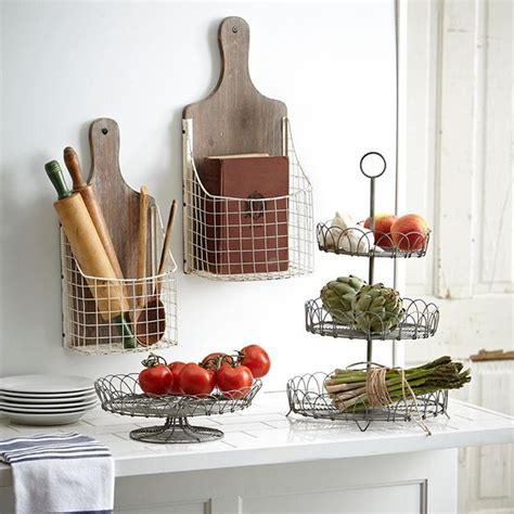 Rustic Wire Baskets And Servewarea Mainstay Inspired By The Spirit