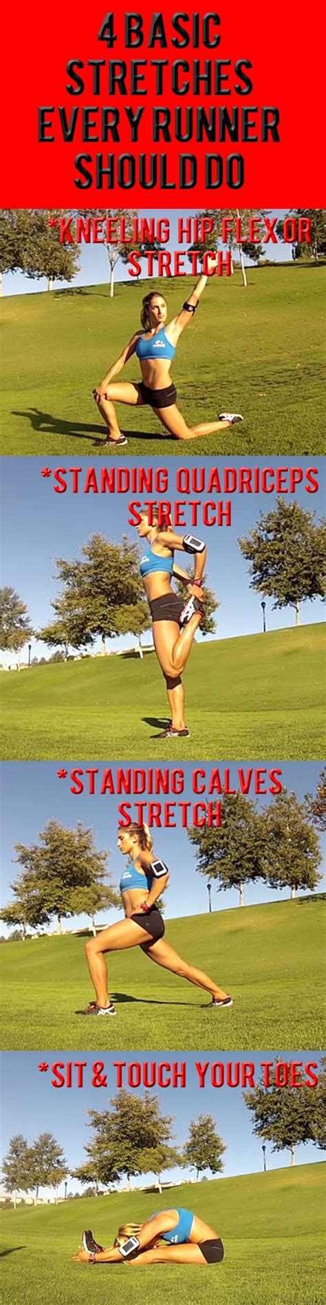 The Best Stretches For After Your Run Running Stretches Running Workouts Running Motivation