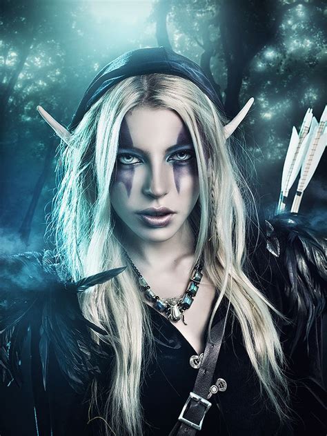 Dark Elve By Rebeca Saray On 500px Fantasy Warrior Dark Elf Female Elf