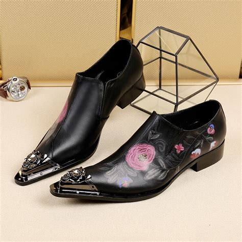 New shoes shoe boots shoes sandals dress shoes fall shoes converse shoes sock shoes cute shoes me too shoes. Mens Floral Wedding Dress Shoes White Party Prom Shoes Gold Metallic Toe Mens Dress Leather ...