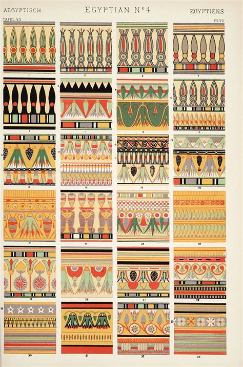 Ancient Egyptian Motifs And Patterns
