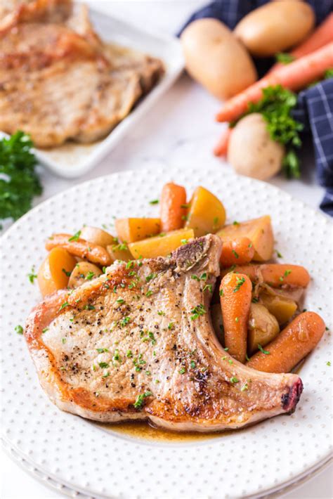 Instant Pot Pork Chops With Carrots And Potatoes Family Fresh Meals