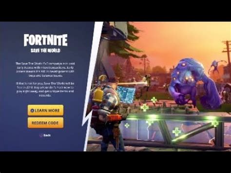 Here is the tutorial about how to get unlock fortnite save the world game mode for free. 2018 HOW TO GET A FREE FORTNITE SAVE THE WORLD CODE ...
