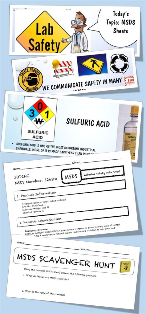 Science Lab Safety Worksheets Elementary