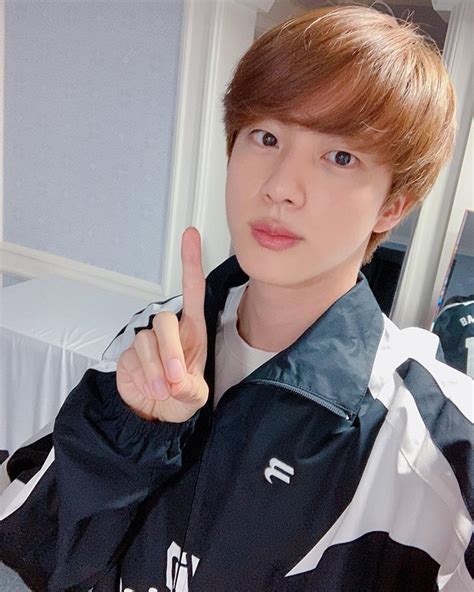 Bts Jin Catches Attention With New Sns Photo Kpopstarz