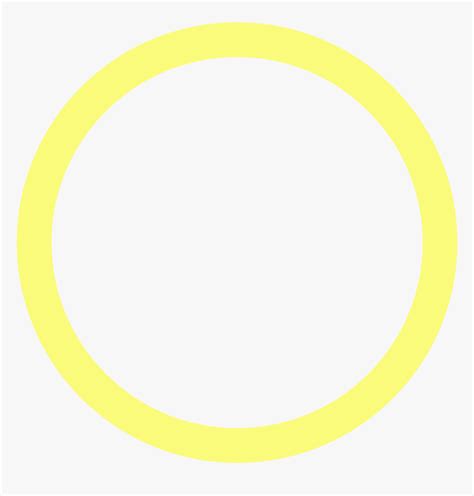 Cercle Jaune 100 Yellow Circle Outline Png Transparent Png Kindpng