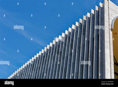 Three sides of Lincoln Center’s Metropolitan Opera House are clad in