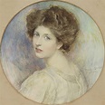 Portrait of the Hon. Fenella Bowes-Lyon (née Fenella Hepburn-Stuart ...