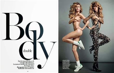 Gisele Bundchen Photoshoot For Vogue Paris Magazine November Hot