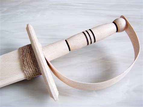 Wooden Sword Wooden Toy Sword For Kids Wooden Saber Etsy