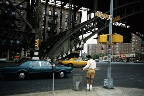 Harlem New York City Usa Street 1970s Flashbak