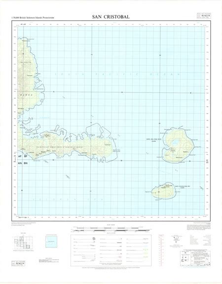 Solomon Islands San Cristobal Charts And Maps Onc And Tpc Charts To