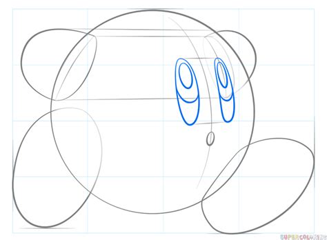 How To Draw Kirby Step By Step Drawing Tutorials